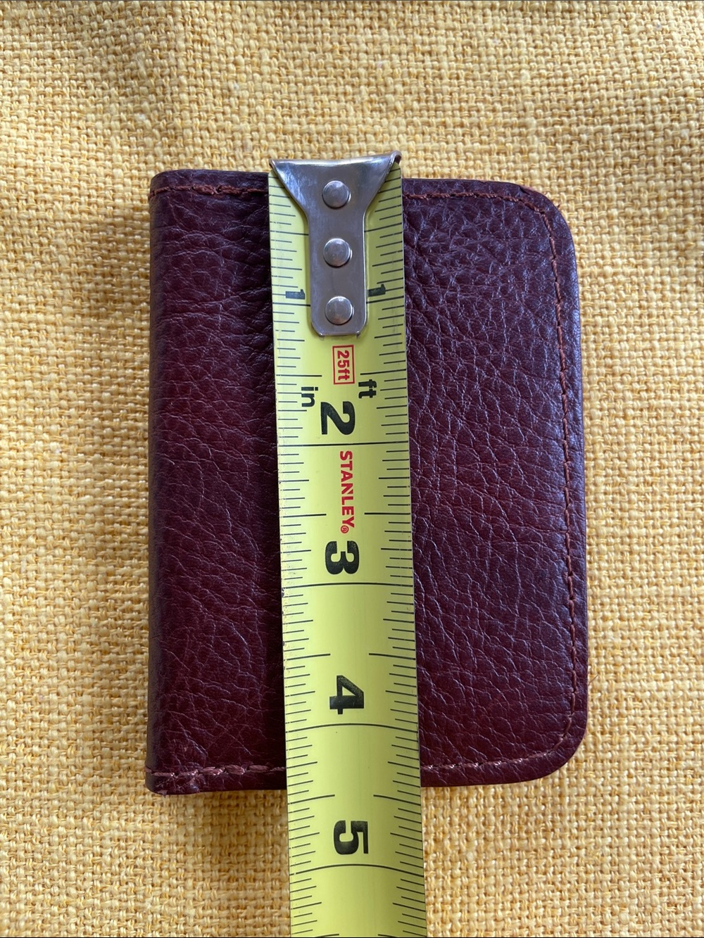 Portland Leather Brown Leather Card & Key Holder - Never used - Picture 4 of 5